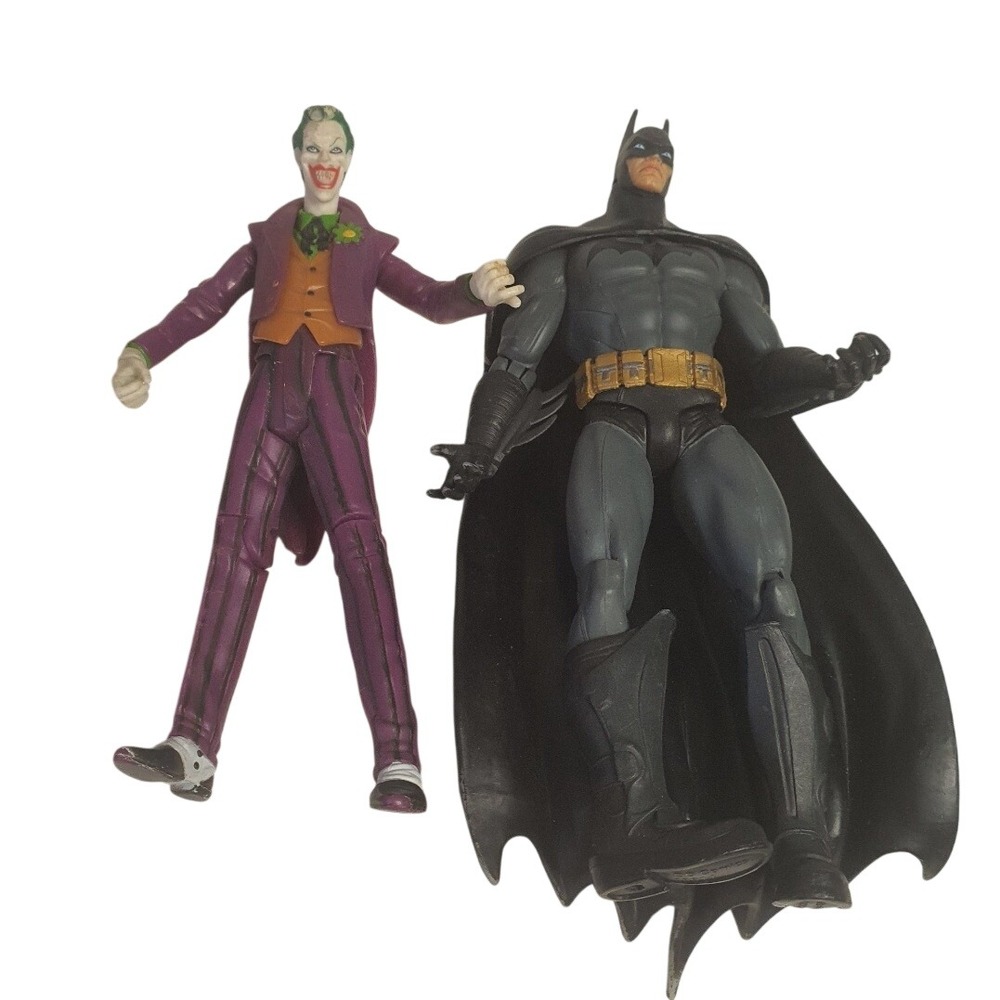 DC Comics Batman 6.5' The Dark Knight Arkham Asylum Joker 7' Action Figure Toy